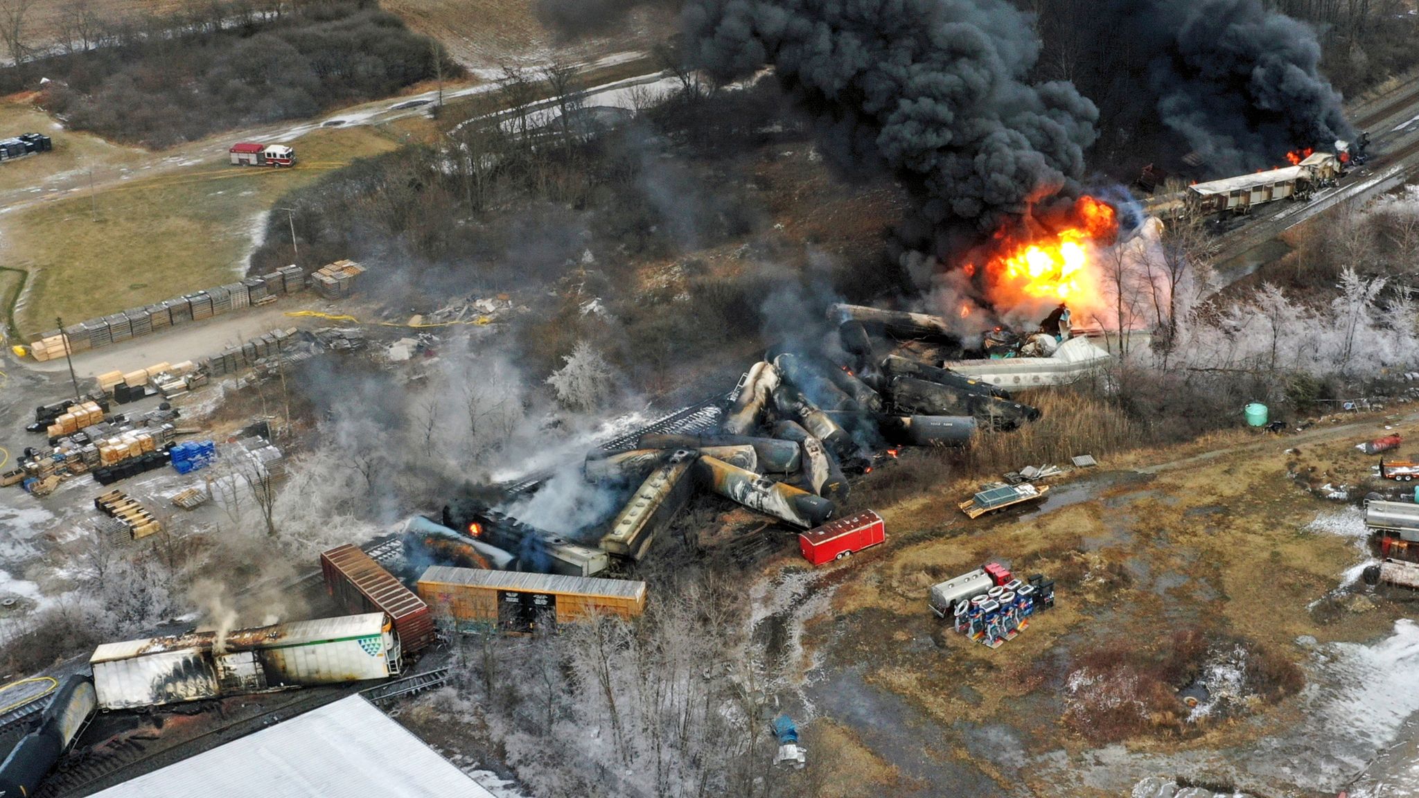 Investigators studying the aftermath of the train crash in Ohio have been poisoned by toxic substances 